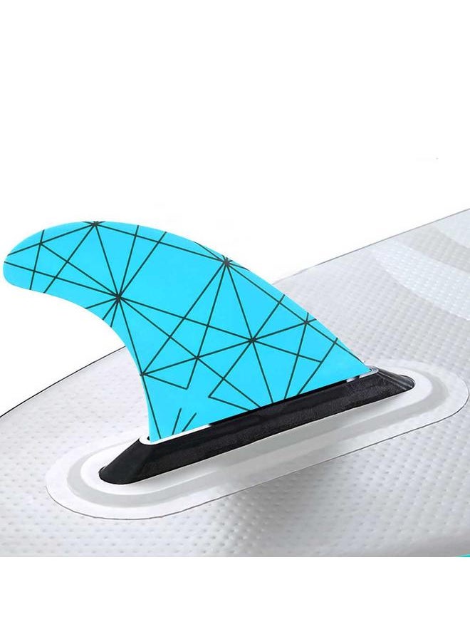 Thoraya Glass Fibre Skeg Tracking Fin Integral Fins FCS2 G5 for Kayaks Canoes Rowing Boats Blue  - Image 2