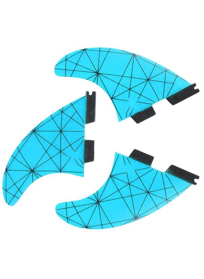 Thoraya Glass Fibre Skeg Tracking Fin Integral Fins FCS2 G5 for Kayaks Canoes Rowing Boats Blue  - Image 5