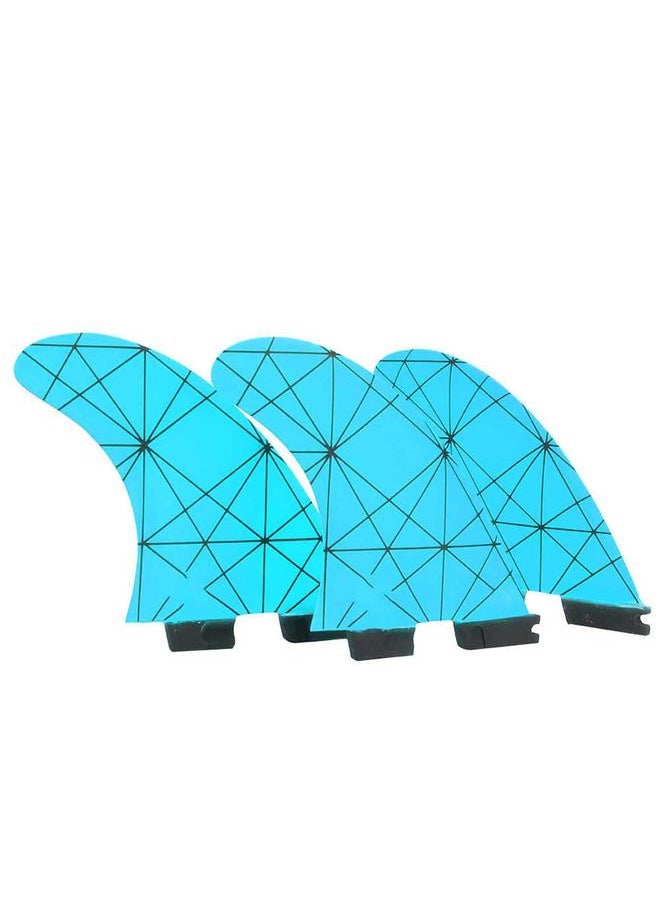 Thoraya Glass Fibre Skeg Tracking Fin Integral Fins FCS2 G5 for Kayaks Canoes Rowing Boats Blue  - Image 1