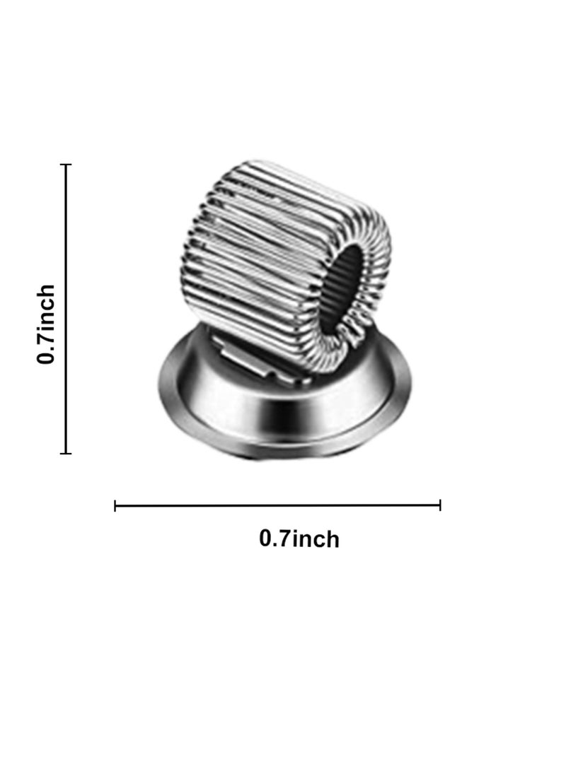 Y&D 3Pcs Strong Magnetic Pen Insert, Metal Adjustable Spring Ring Single Storage Clip, Detachable Portable Fits Any Size Pen, Fridge, Whiteboard, Eraser Board, Bulletin Board  - Image 4