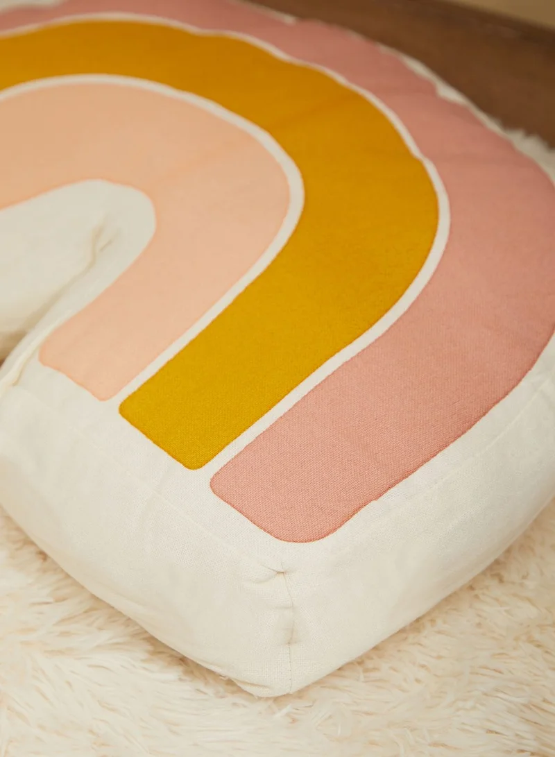 Sass & Belle Earth Rainbow Shaped Cushion