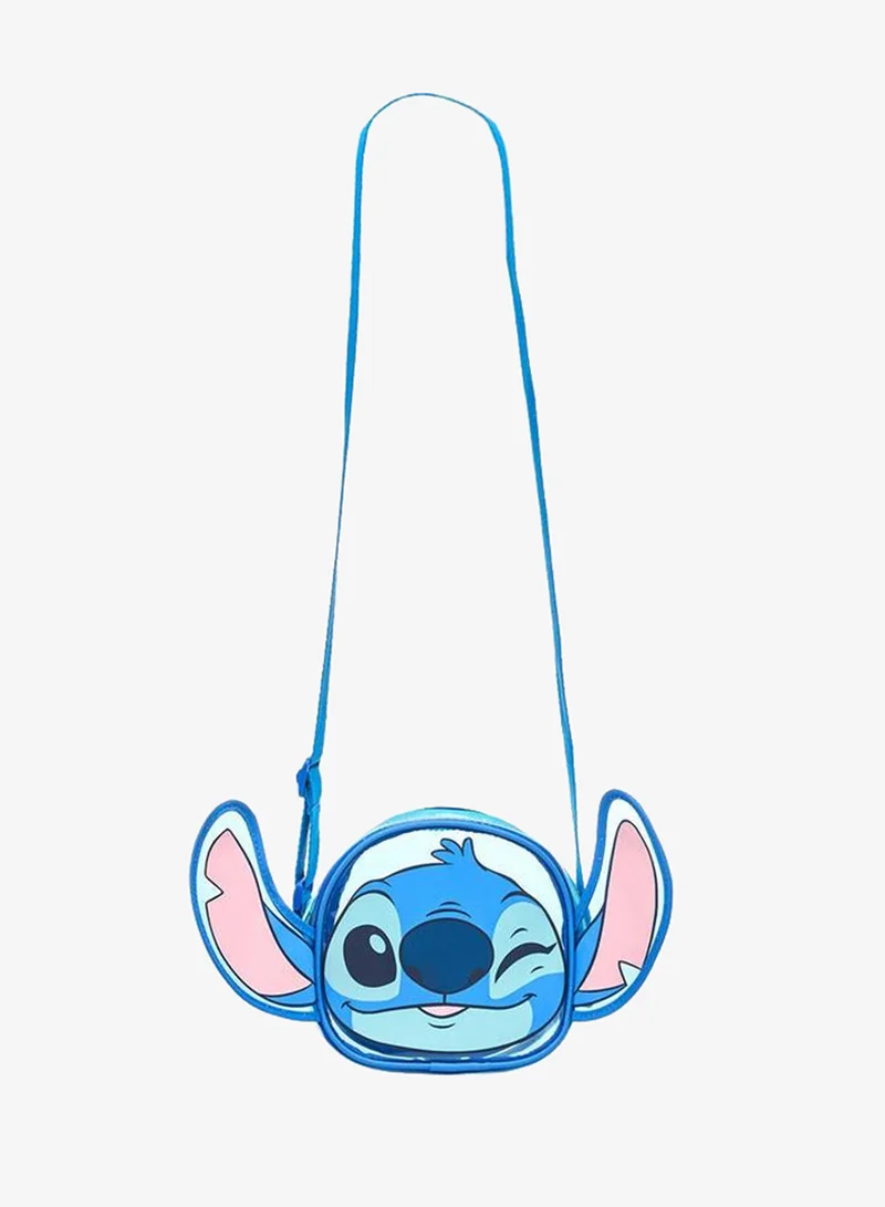 ديزني Stitch Sling Bag With Zip Closure