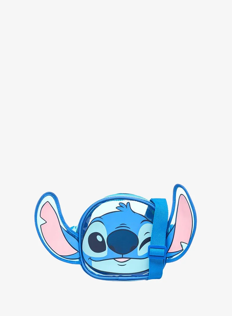 ديزني Stitch Sling Bag With Zip Closure
