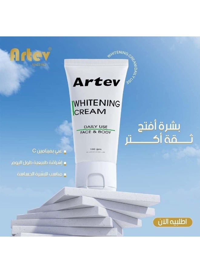 ARTEV Waitening Cream For Face and Body - 100GM - Image 4