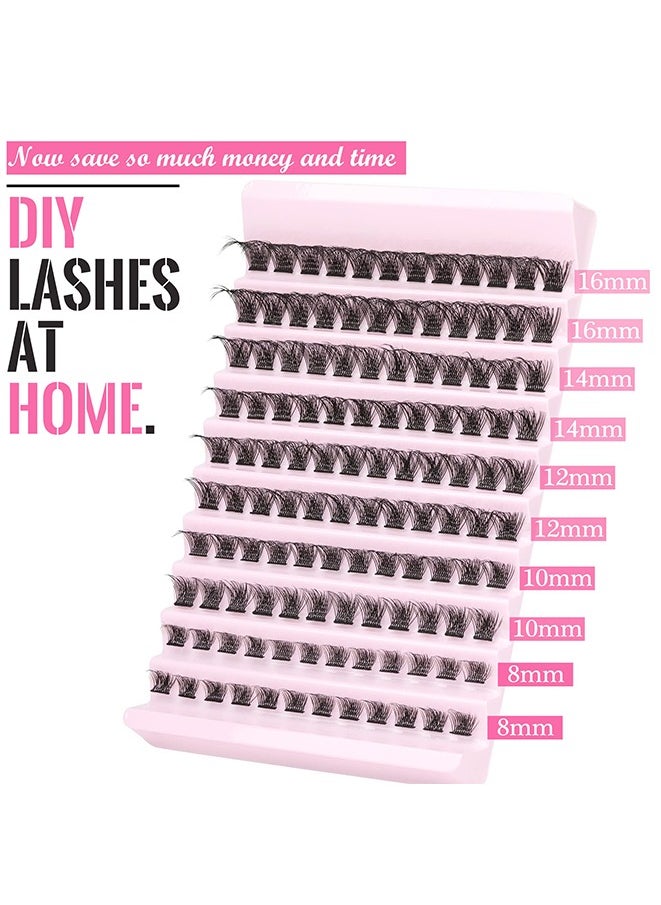 120-Piece Lash Cluster Lashes Wispy Individual Lashes Extensions Natural Lashes D Curl Fluffy Cluster Lashes DIY Eyelash Extension 8-16mm - pzsku/Z9918F99E80D56F6210A5Z/45/_/1699266478/8b8c2bfd-5327-49bf-b80a-6f0d6ae30e81