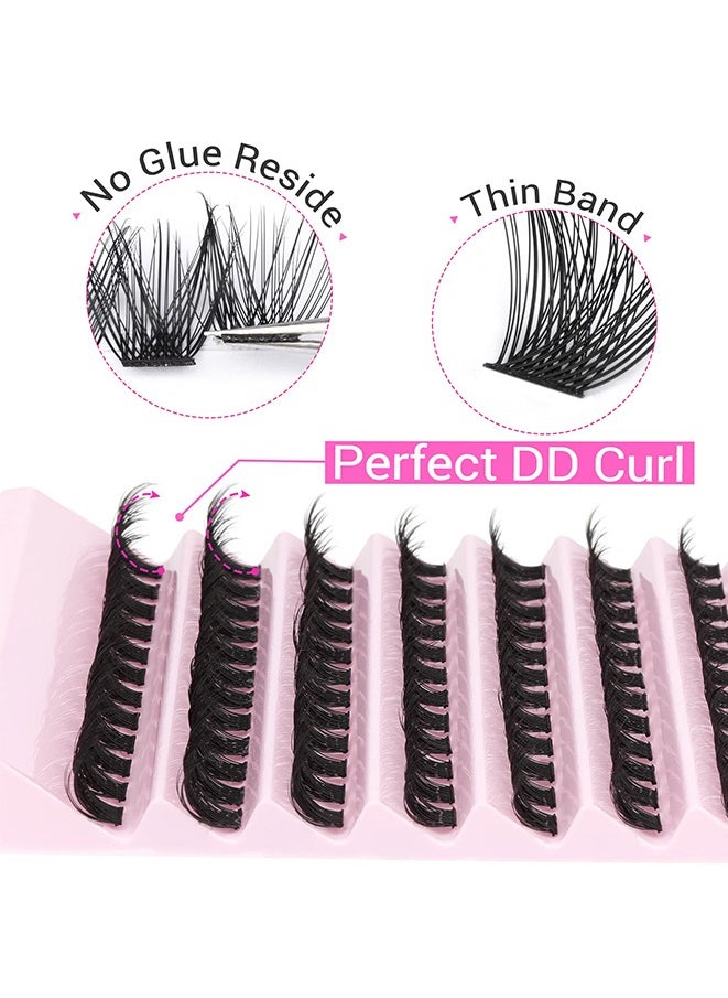 120-Piece Lash Cluster Lashes Wispy Individual Lashes Extensions Natural Lashes D Curl Fluffy Cluster Lashes DIY Eyelash Extension 8-16mm - pzsku/Z9918F99E80D56F6210A5Z/45/_/1699266488/3bd05543-f6da-4150-8eb5-7d35685670e8