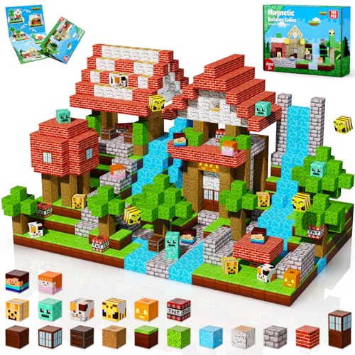Annexfun Magnetic Blocks150PCS Magnetic Building Blocks Magnetic Tiles Kids Build Magnetic Cubes Constructions Toys 2026 Upgraded STEM Game Outdoor Toys Christmas Birthday Gifts for Boys Girls Ages 3 - Image 1