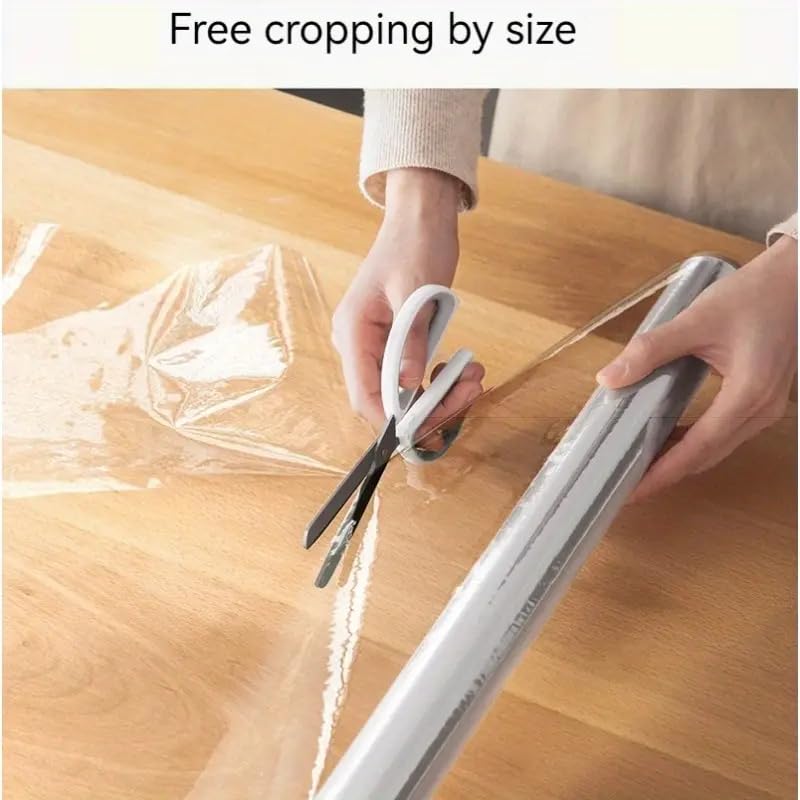 SUNBIRD SUNBIRD Premium Clear Kitchen OilProof Transparent Tile Sticker Oil Heat Resistant Waterproof Vinyl Film for Kitchen Stove Cabinet Home Decor Tile Sticker 1 Ft x 3 Ft  - Image 5