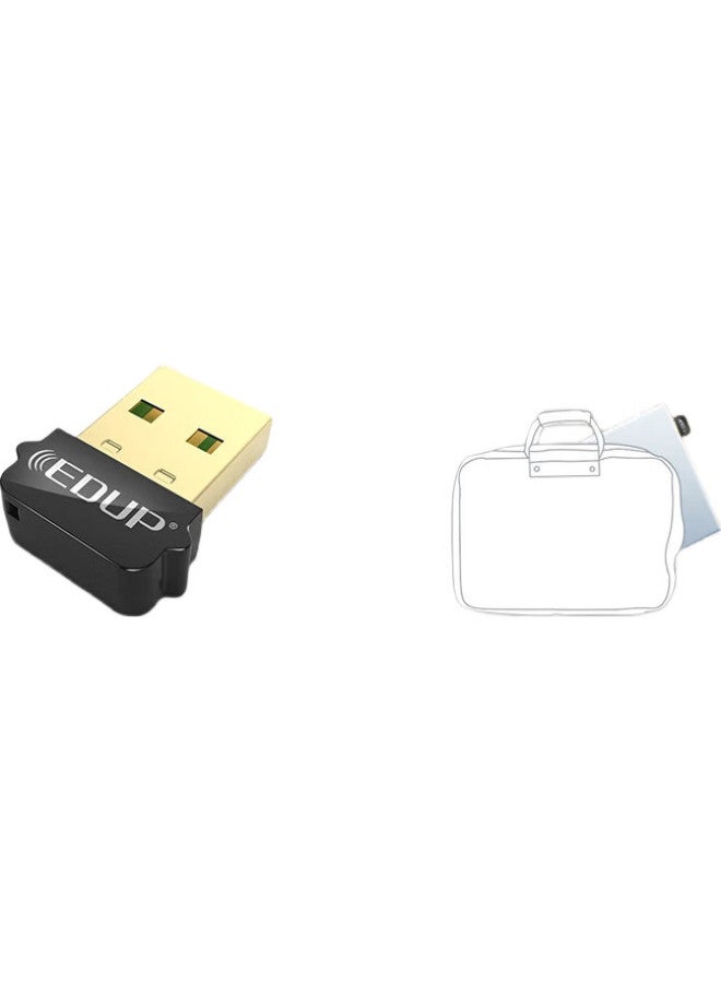 Edup Usb Wireless Network Adapter, 5G Dual-Band 650M, Compatible With Desktop And Laptop Computers, Mini Wifi Receiver And Transmitter For Hosts, Ep-Ac1651 - Image 1