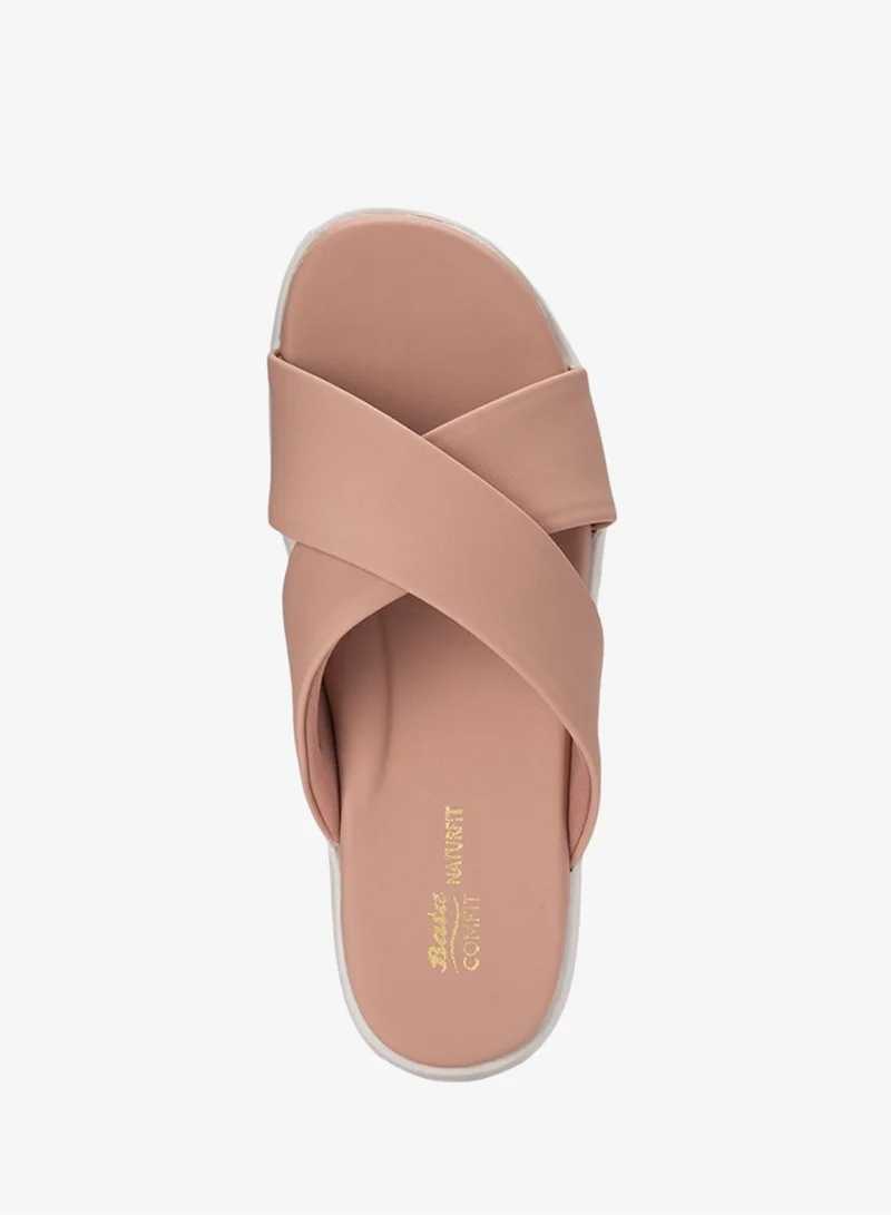 Bata  Comfit Casual  Criss Cross Flat Sandals for Women | Best Price UAE