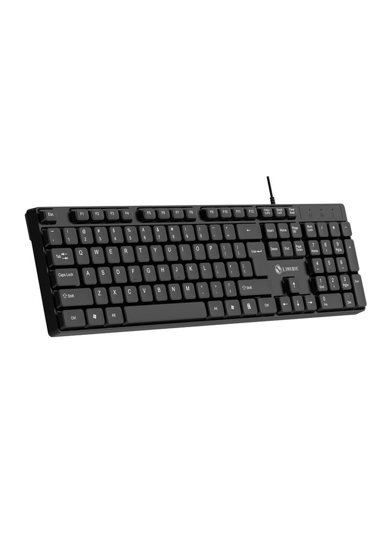 Wired keyboard keyboard mouse set USB desktop laptop office keyboard mouse set/magnesium K15 single keyboard USB
