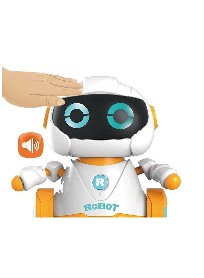 أفضل روبوت لتتبع الخط T Line-Following Robot للأطفال، مجموعة تتبع استقرائي تفاعلي مع ضوء العين وقلم إلكتروني.