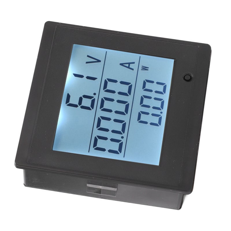 Digital Voltmeter 6-200V 0-20A: Large LCD Screen Current Meter - Multi-Parameter Energy Monitor with Alarm Function for DC Electrical Systems - Image 2