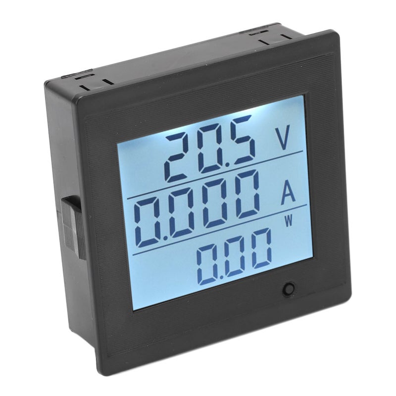 Digital Voltmeter 6-200V 0-20A: Large LCD Screen Current Meter - Multi-Parameter Energy Monitor with Alarm Function for DC Electrical Systems - Image 3