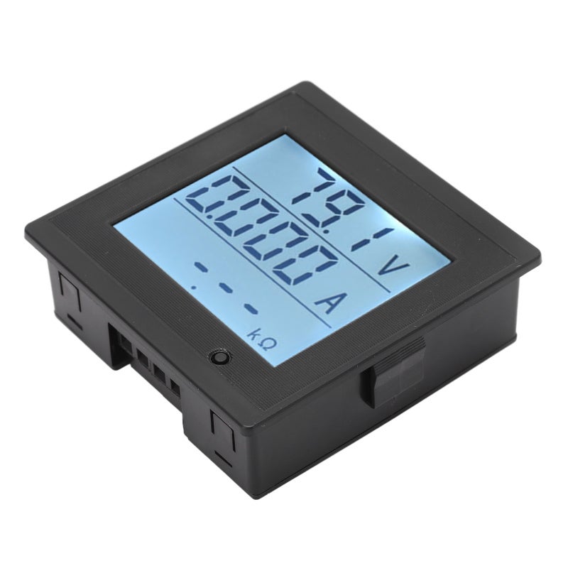 Digital Voltmeter 6-200V 0-20A: Large LCD Screen Current Meter - Multi-Parameter Energy Monitor with Alarm Function for DC Electrical Systems - Image 5