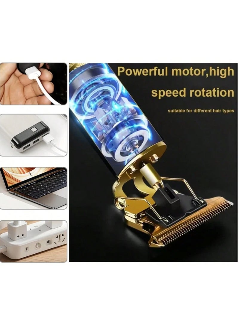 ماكينة حلاقة ماكينة تشذيب رجالية ماكينة حلاقة احترافية ماكينة حلاقة لاسلكية ماكينة حلاقة USB ماكينة حلاقة شفرة T ماكينة تشذيب اللحية ماكينة حلاقة صالونات ماكينة حلاقة منخفضة الضوضاء ماكينة حلاقة بنقش تنين - Image 5