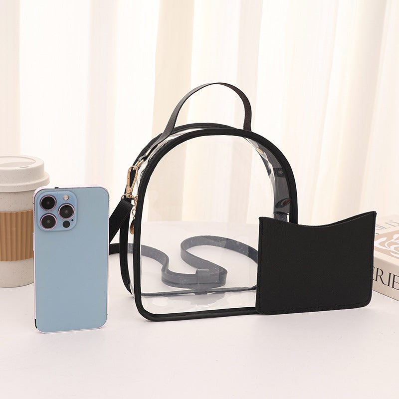 Women's PVC Crossbody Jelly Bag - Image 2