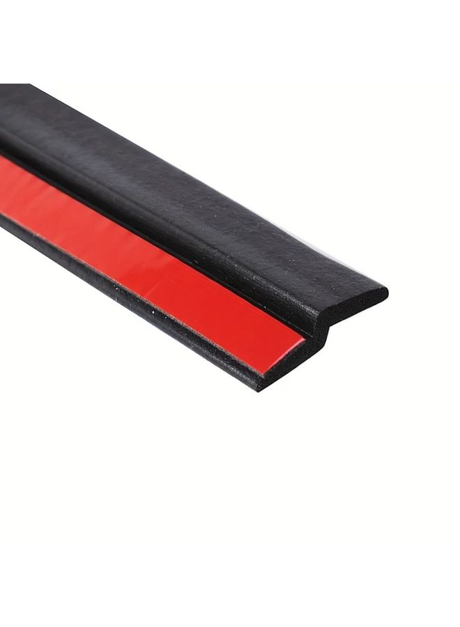 Universal Car Hood A Pillar Seal Strip 4m Rubber Waterproof Noise Proof Accessory - Image 1