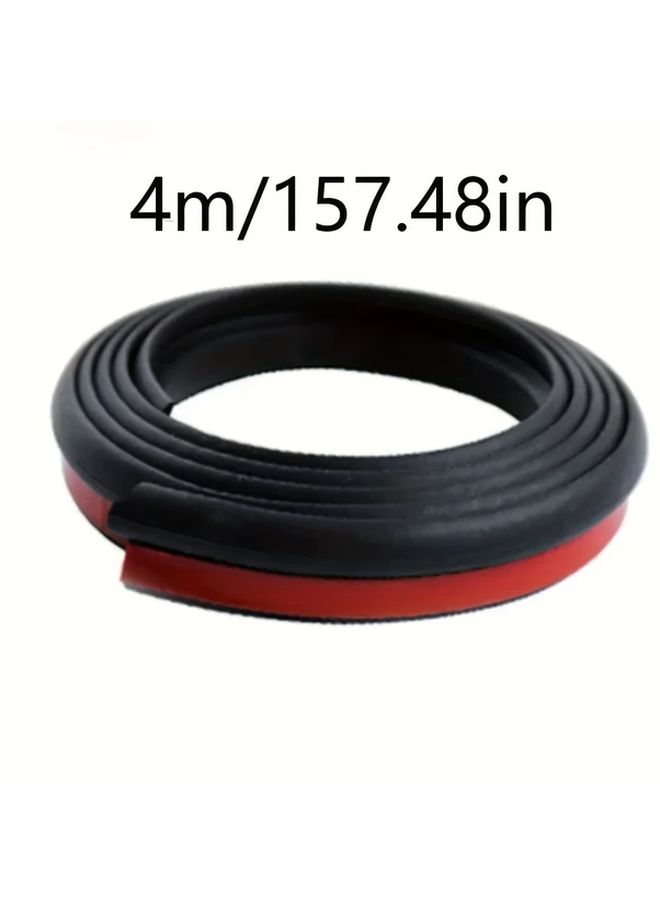 Universal Car Hood A Pillar Seal Strip 4m Rubber Waterproof Noise Proof Accessory - Image 4