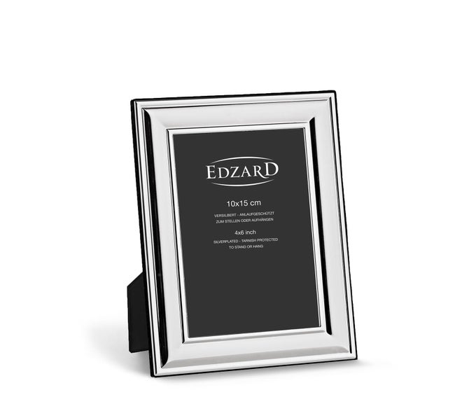PHOTO FRAME SUNSET 4X6 INCH 10X15 CM SILVER PLATED PICTURE FRAME TARNISH PROTECTED