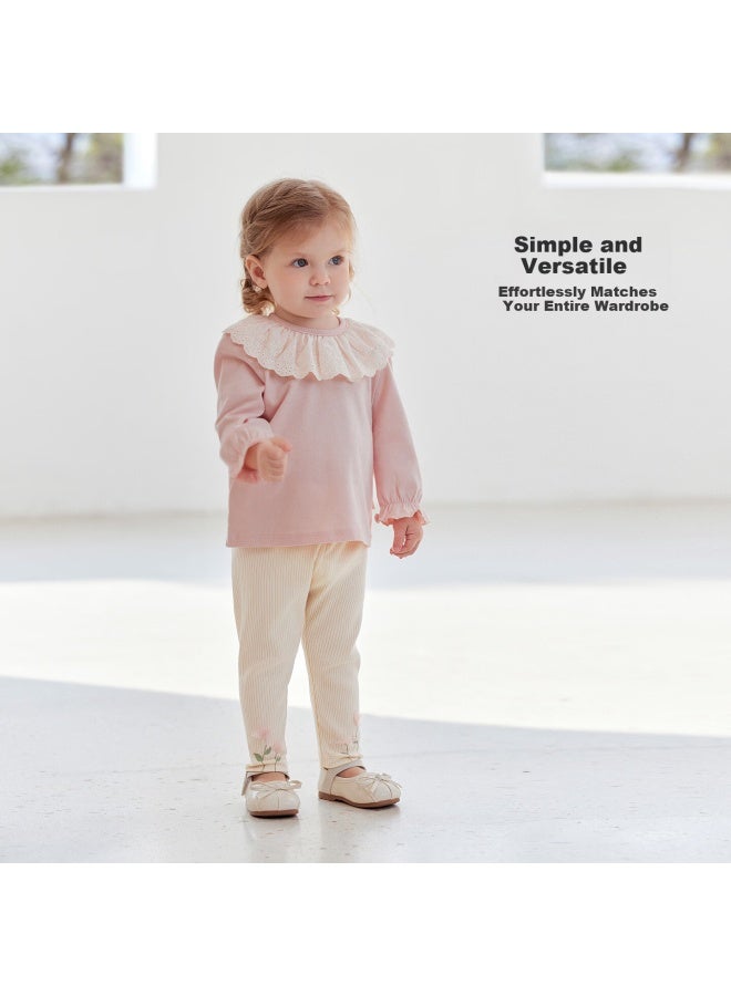 Babylove Baby Girl Stretchy Leggings Spring Autumn Casual Pants Infant Versatile Long Pants