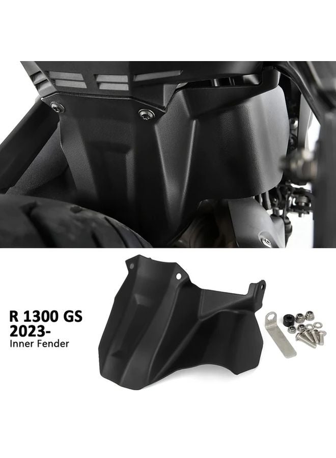 حاجز رذاذ خلفي أسود للرفارف لسيارات BMW R1300GS موديلات 2023-2025 بلاستيك متين - Image 1