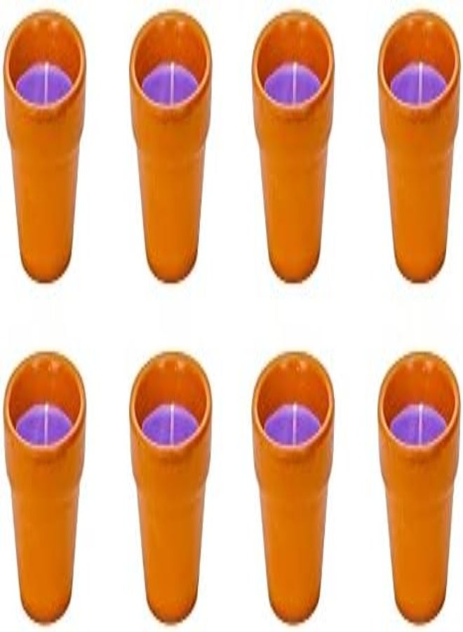 AKDC Mini Scented Candles With Mud Pot 5X5 Cm, Wax Handmade 3D Round Real Candle In Clay Pots For Decorative Birthdays Wedding Party Hotel Restaurant Spa Club Home Décor In Assorted Colors (Pack Of 8) - Image 1