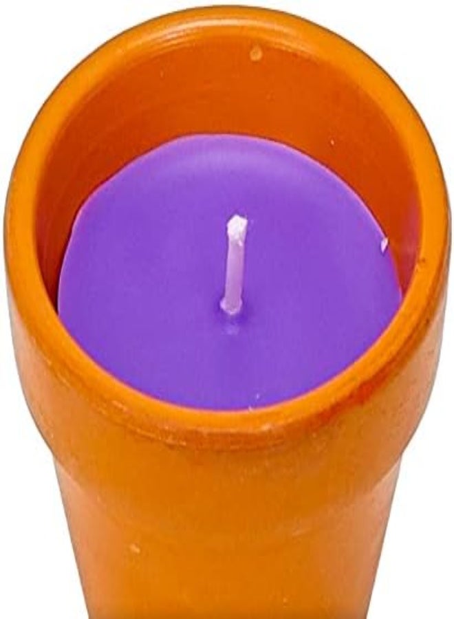 AKDC Mini Scented Candles With Mud Pot 5X5 Cm, Wax Handmade 3D Round Real Candle In Clay Pots For Decorative Birthdays Wedding Party Hotel Restaurant Spa Club Home Décor In Assorted Colors (Pack Of 8) - Image 4