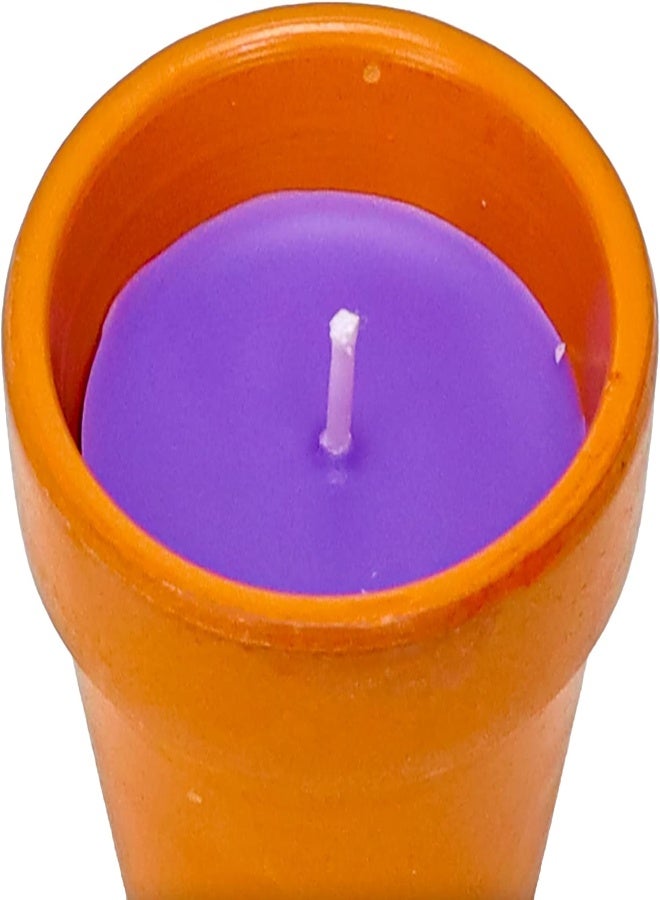 AKDC Mini Scented Candles With Mud Pot 5X5 Cm, Wax Handmade 3D Round Real Candle In Clay Pots For Decorative Birthdays Wedding Party Hotel Restaurant Spa Club Home Décor In Assorted Colors (Pack Of 8) - Image 3