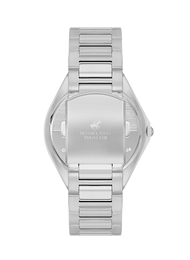 BEVERLY HILLS POLO CLUB Beverly Hills Polo Club BP3545X.370 Men Analog Display Watch & Metal Strap Silver