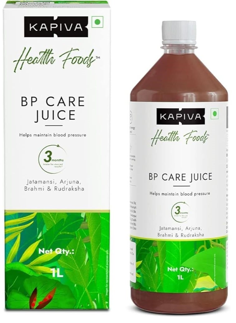 Kapiva BP Care Juice - 100% Ayurvedic Juice to Support Healthy Blood Pressure Levels| Arjuna, Jatamansi & 8 Other Herbs 1 Litre (Pack of 2) - Image 2