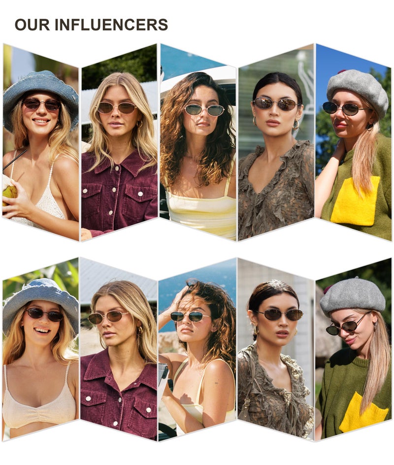 SOJOS Trendy Oval Polarized Sunglasses for Women Men, 80s 90s Chic Retro Vintage Sunnies SJ1248, Brown Tortoise/Green - Image 3