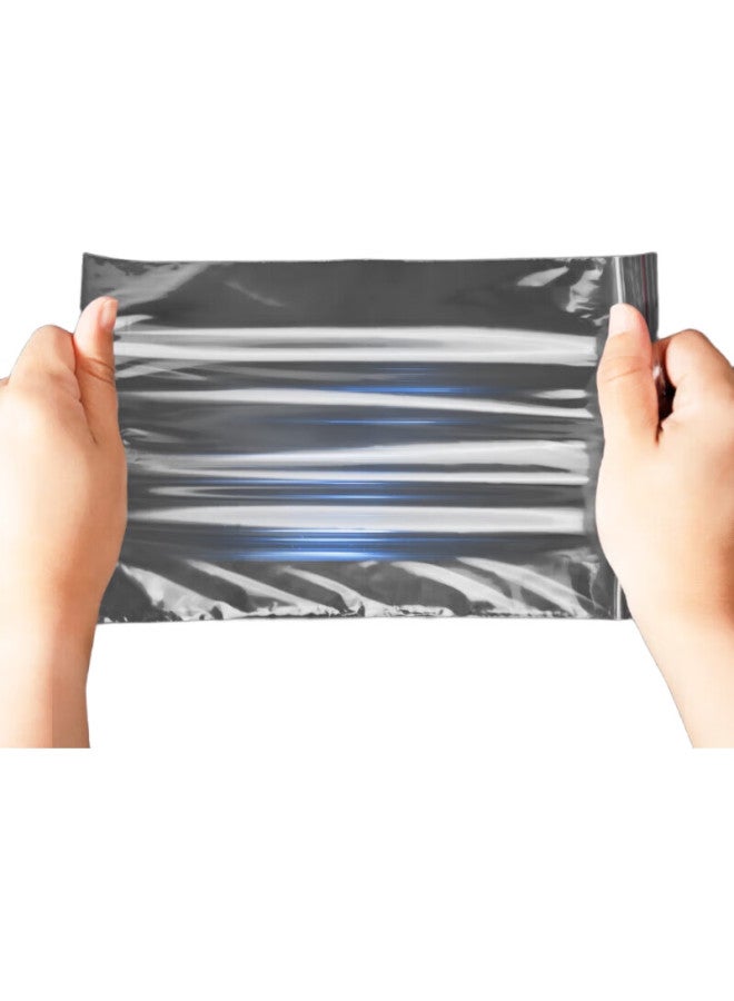 Deli Food Storage Bags, Size 8, 23*17Cm, Waterproof, Dustproof, Fresh-Keeping, Pe Transparent, 100 Pieces/Pack, 3027 - Image 3