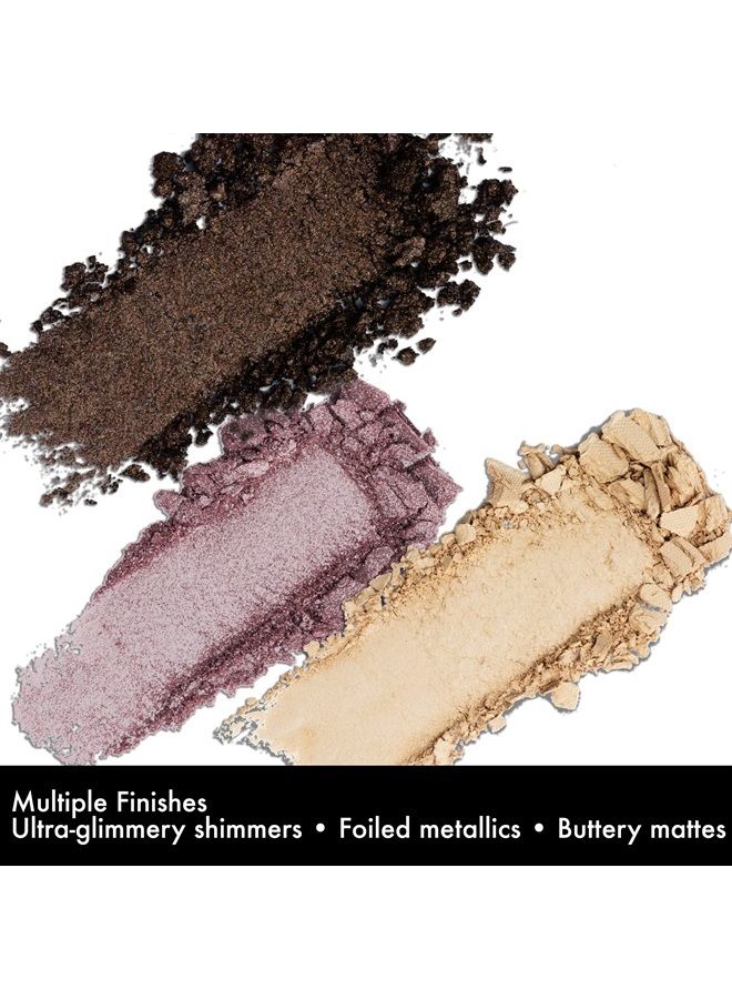 Lorac PRO Matte & Shimmer Eyeshadow Palette, Meraki | Glitter | Mirror Compact | Cruelty Free, Gluten Free, Vegan