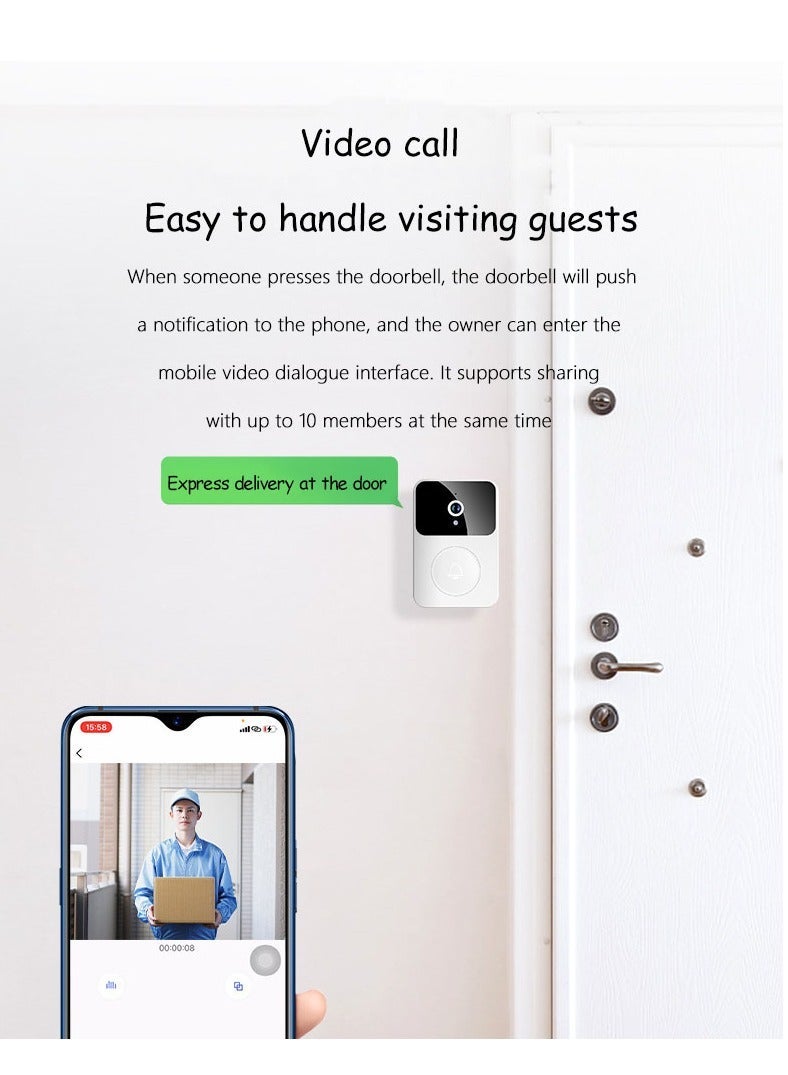 كابتن تيك Wireless Doorbell, Waterproof Door Bell,  Loud Enough for Home Classroom - Image 3