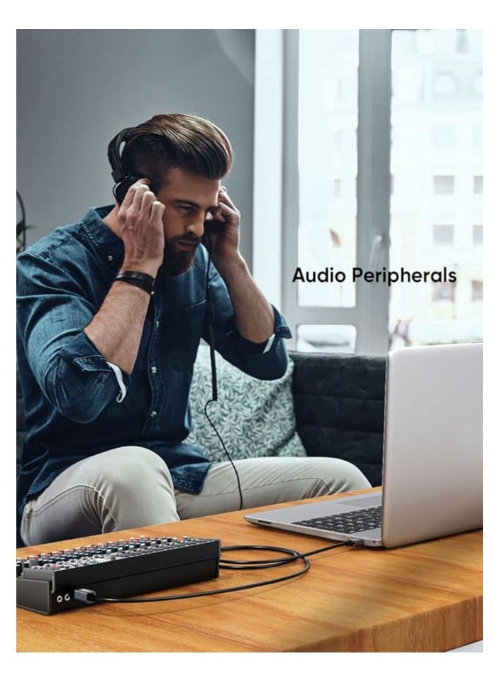 erorex USB Printer Cable 1.5M, USB A to B Scanner Cord, USB MIDI Cable, Compatible with HP, Cannon, Brother, Epson,Brother, Dell, Xerox, Samsung，Midi Keyboard, Instrument, Piano, Dac - Image 4