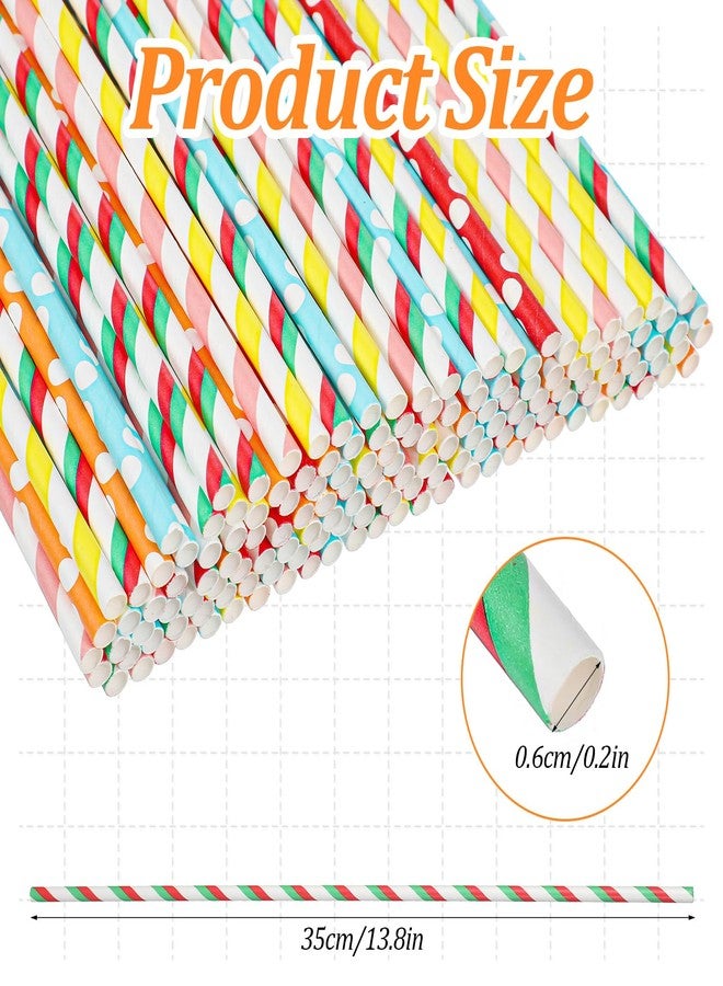 SHENLIU 400 Pieces Cotton Candy Cones, 13.8 Inch Extra Length Prevents Sticky Hands Bright Random Colors Cotton Candy Holder Stick Paper Straw Cones for Birthday Wedding Parties Events - Image 2