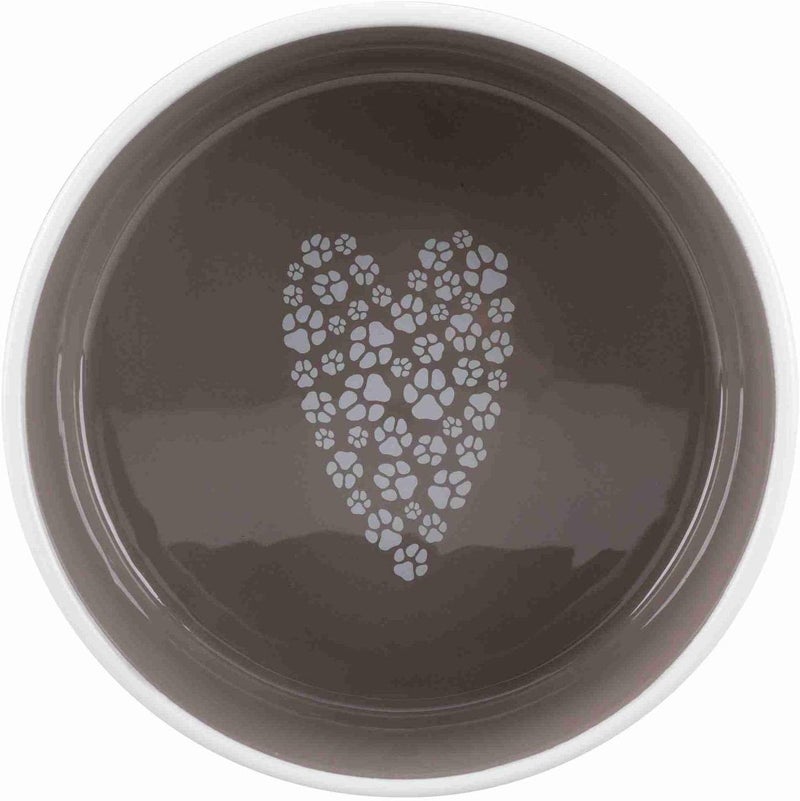 Trixie Ceramic Dog Bowl - Taupe 1.4L - Image 2