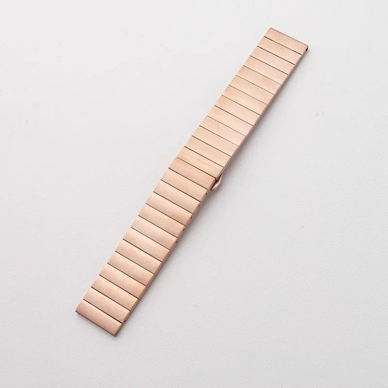 Bluejw 20mm 22mm Metal Watch Band Replacement, Stainless Steel Link Bracelet Strap for Smart Watches - Image 1