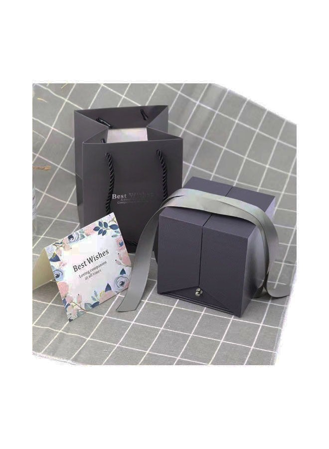 Acrylic Double Open  Gift Box With Rose - Image 4