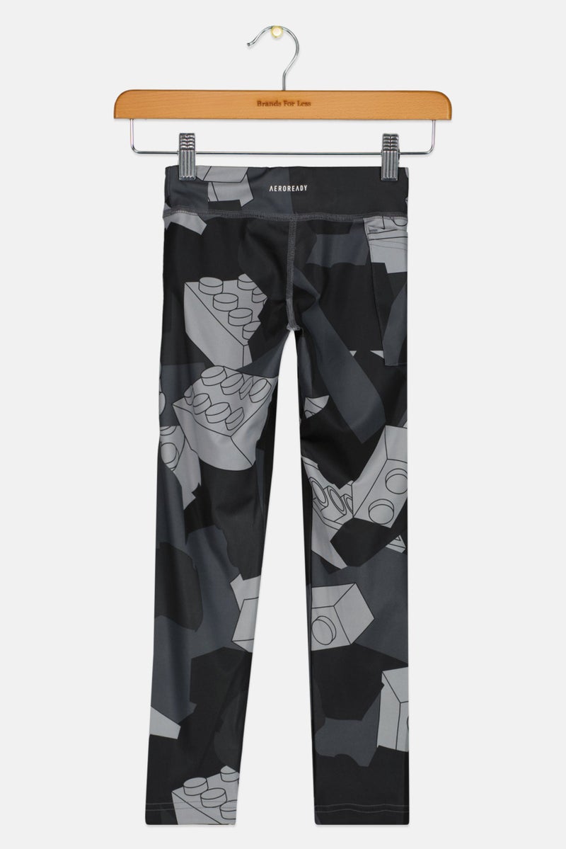 Adidas Adidas x LEGO Kids Girl Brand Logo Training Leggings, Multicolor  - Image 2