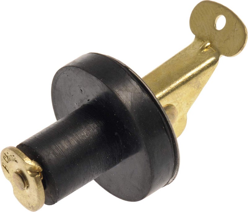 The Hillman Group 58258 Drain Plug, 1/2-Inch, 2-Pack, Brass