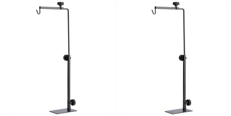 2 Pcs Reptile Lamp Stand, Adjustable Height 15.7-25.2 Inch Lamp Metal Bracket Floor Light Holder Lamp Support for Reptile Terrarium Landing Lighting for Pet Reptiles Tortoise - Image 1
