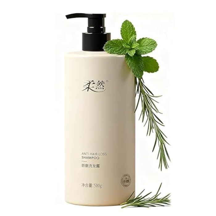 Rouran Shampoo, Rouran Anti Hairloss Shampoo, Rouran Hair Shampoo 500 Ml/17.6 Fl Oz, Suitable for All Hair Types, Nourishing & Moisturizing, Natural Ingredients (1pcs) - Image 1