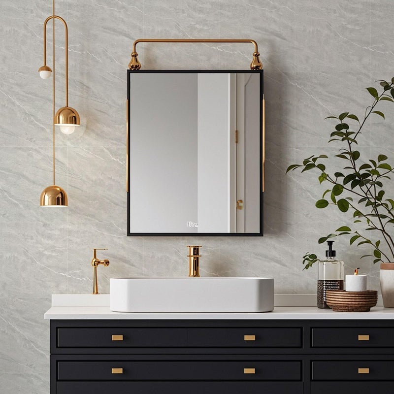 WAPANE Peel and Stick Tile Shower Waterproof Marble Tiles Wall Panels, 11.8"x11.8" Self-Adhesive Backsplash Tile, 20 Pack - Image 5