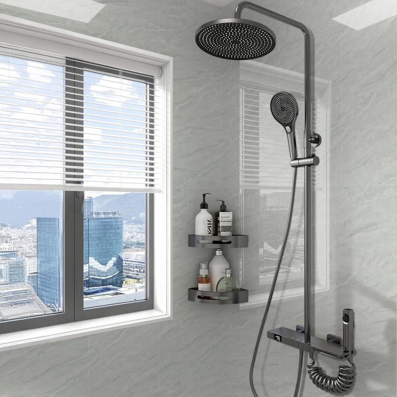 WAPANE Peel and Stick Tile Shower Waterproof Marble Tiles Wall Panels, 11.8"x11.8" Self-Adhesive Backsplash Tile, 20 Pack - Image 4