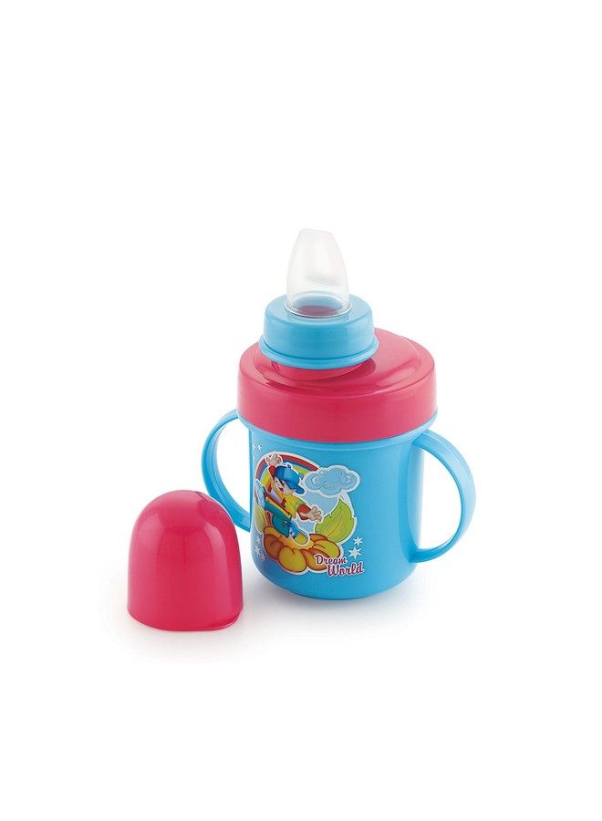 Nabhya Combo Of 2 Stainless Steel Plastic Soft Nipple Sippy Cups For Baby Sipper Cup ; Anti Spill Sippy Cup ; Bpa Free ; Plastic Sipper (Yellow & Skyblue) - Image 4
