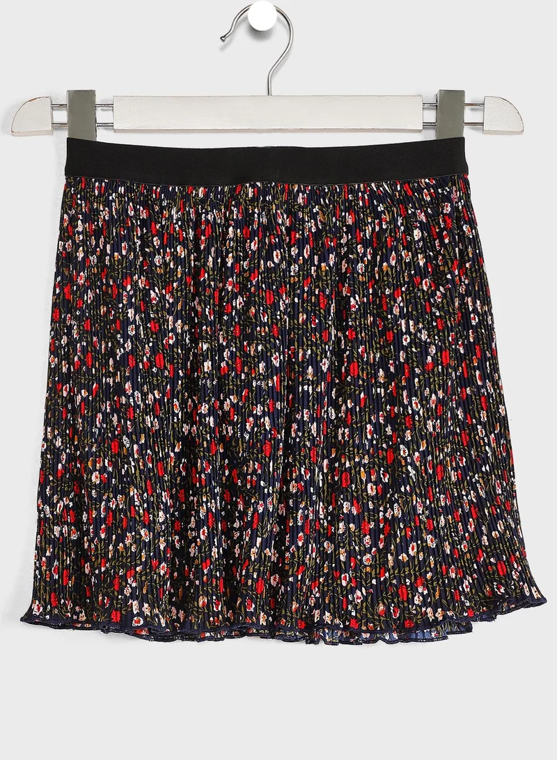 only_kids Kids Floral Print Skirt