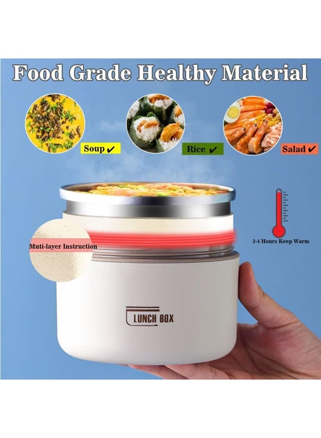 Leak-proof Thermal Box, Adult Lunch Box with Insulated Bag Stackable Food Container Made of Stainless Steel - Image 5