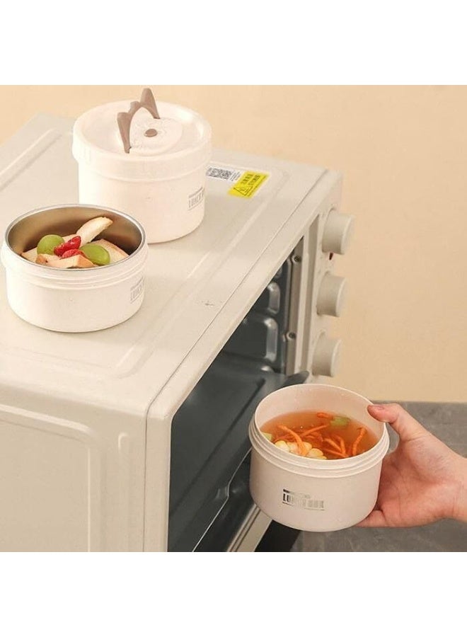 Leak-proof Thermal Box, Adult Lunch Box with Insulated Bag Stackable Food Container Made of Stainless Steel - Image 3